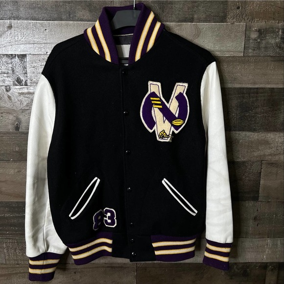 SOLD VTG Letterman Varsity Jacket Large - Picture 1 of 4